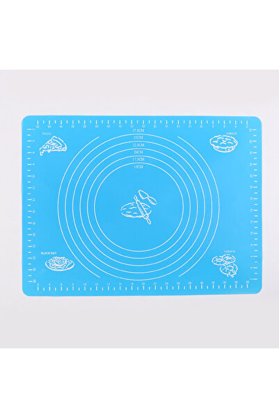 Choice 40 × 30 حصيرة خبز سيليكون زرقاء، حامل غير لاصق لعجينة البيتزا، ملحقات ...