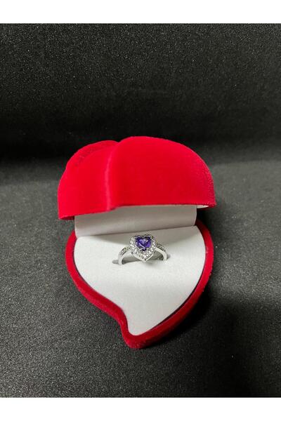 Sepetten Eve Kalpli Kutuda Ciddi ilişki Yüzüğü Kalpli Yüzük Sevgiliye hediye ...