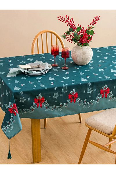 LC Waikiki Lcw Mixed Christmas Themed Tablecloth 150X200 cm