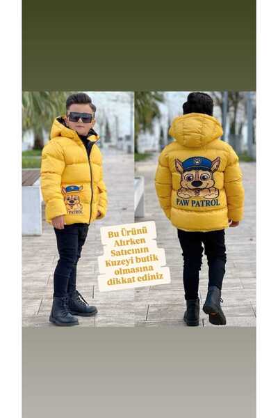 Kuzeyi Butik Kampanyali erkek çocuk paw petrol şişme mont