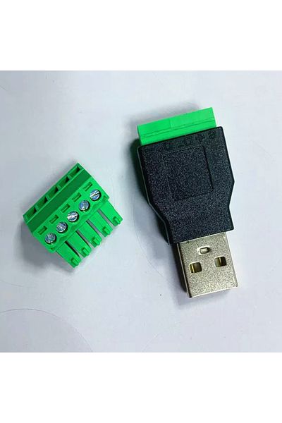 Choice Usb Male 1pcs Usb 2.0 Type A Male/female To 5 Pin Screw Connector Usb Jack With Shield Usb2.0 To Scr