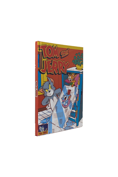 Space License دفتر ملاحظات مخطط بغطاء صلب من Tom & Jerry Angry Tom