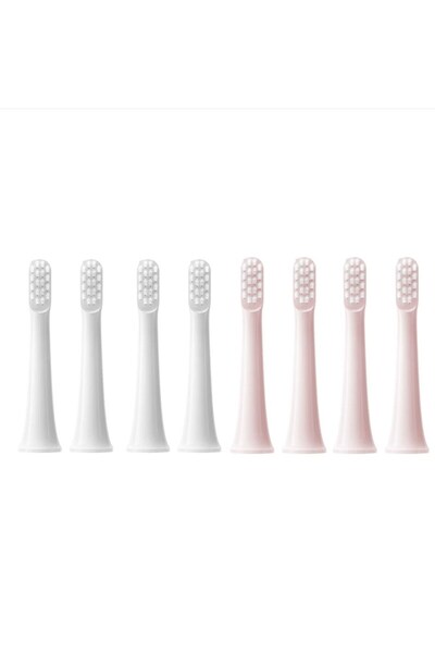 Choice رؤوس فرشاة أسنان كهربائية بديلة من شاومي مي جيا T100، 8 قطع، 4 أبيض و4...