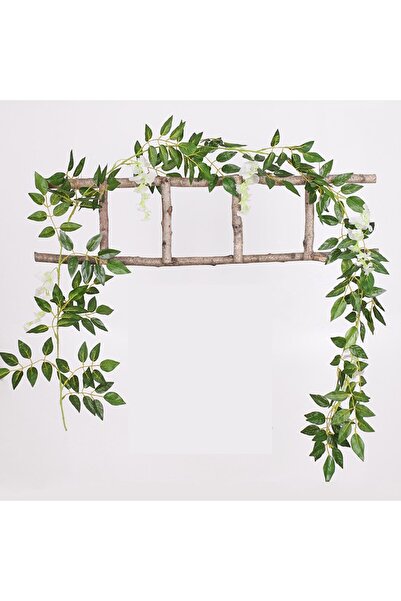 Choice زهور صناعية بيضاء من نبات الكرمة لتزيين الزفاف وديكور اللبلاب وخيط زهو...