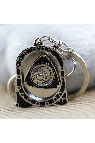Choice Engine Rotary Rotor Keychain Silver For Mazda Auto Part Model Automotive Accessories Wankel Keyri...