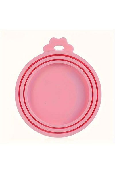 Choice pink 1 Reusable Silicone Pet Can Lid Bpa Free, Suitable For Most Sized Dog And Cat Cans - Keeps Food
