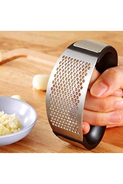 NAKRES الفولاذ المقاوم للصدأ - مبشرة الثوم بمقبض ومقبض هراسة