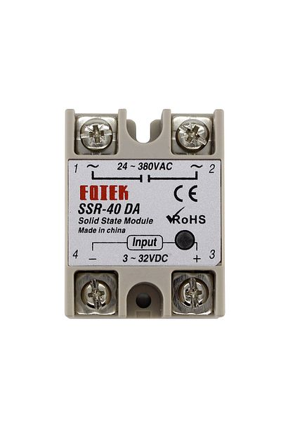 YJCAL Ssr-40da Ssr-10da Ssr-25da Ssr-40da 10a 25a 40a Solid State Relay Module 3-32v Input Dc 24-380v Ac O