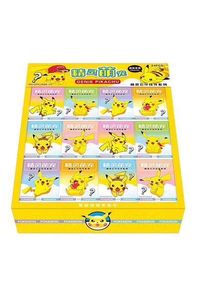 Choice Anime Elf Pokemon Blind Box Doll Cartoon Cute Keychain Student School Bag Bell Creative PVC Mater...