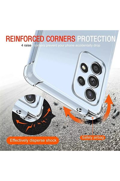Choice For Galaxy S23 Luxury Clear Phone Case For Samsung A53 A54 Shockproof Case For Samsung S24 S26 S21 S
