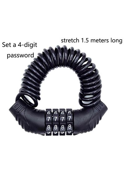 Choice 1 Pc Universal Motorcycle Electric Cars Security Helmet Password Wire Lock Portable Anti-theft Mt...