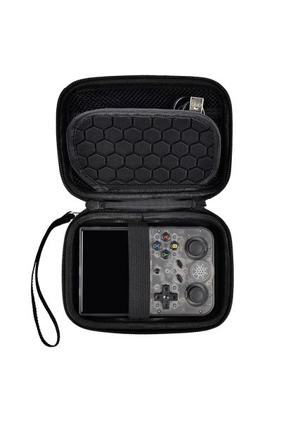 Choice Black Travel Case Compatible With Rg353v/ Rg35xx/rg353vs/ R36s Retro Handheld Game Console, Handheld
