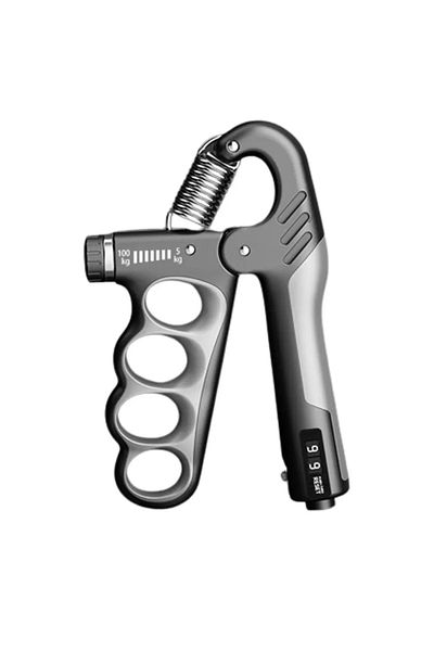Choice Grey G3 5-100kg Hand Gripper Gym Wrist Expander Hand Strengthener Adjustable Dynamometer Finger For