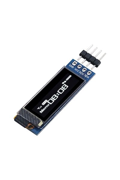 Choice White 0.91 Inch Oled Module 0.91" White/blue 128x32 Oled Lcd Led Display Module Iic Communicate For