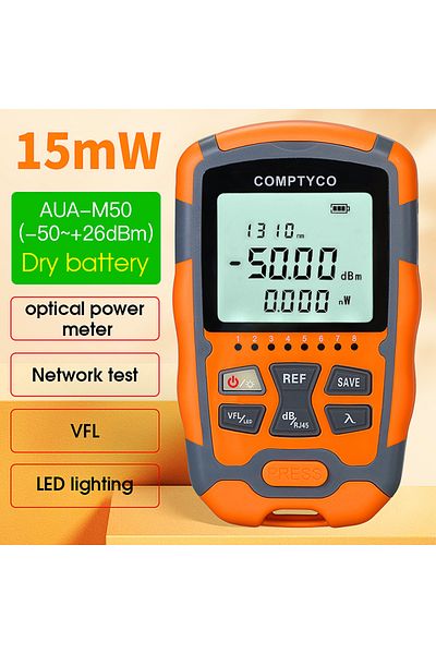 Choice Aua-m50 15mw Comptyco Aua-m50 Mini Opm 4 In 1 Multifunction Optical Power Meter Visual Fault Locator