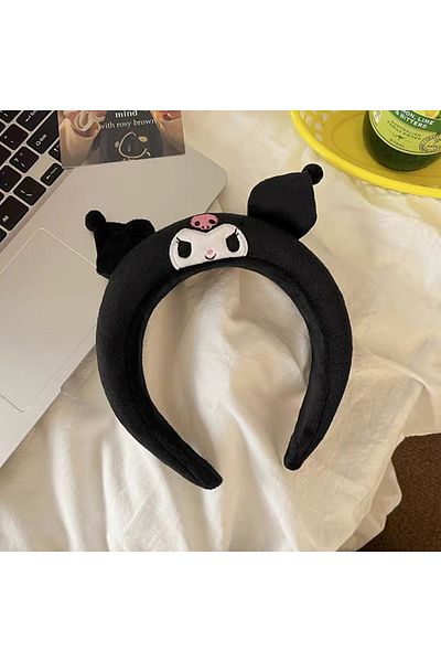 Choice A Sanrio Hairband Cartoon Kuromi My Melody Headband Pom Pom Purin Cinnamoroll Hair Accessories Plus.