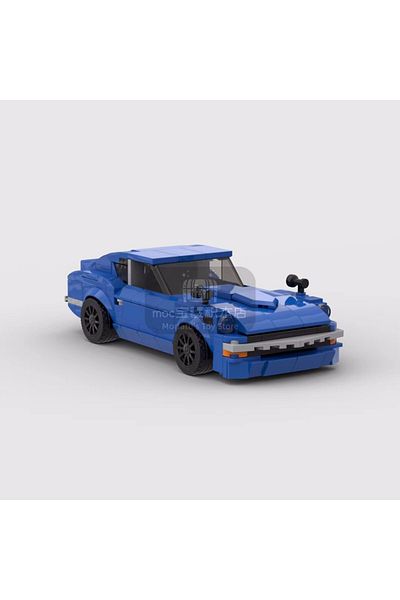 Choice 240z Moc Fairlady 240z Racing Sports Car Vehicle Speed Champion Racer Building Blocks Brick Creative