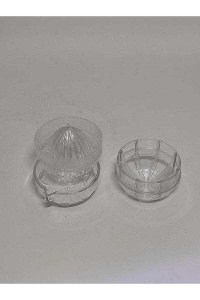 RAMDET Mini 3 Piece Lemon Juice Squeezer with Lemon Matic Chamber and Lid Lemon Squeezer