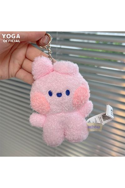 Choice Kawaii BT21 Small Animal Mini Plush Doll Cute Cartoon Bag Ornament Gift Doll Pendant Plush Keycha...