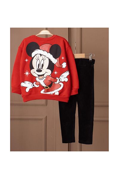 CİCHLİD Mini Mouse Patterned Tee Suit