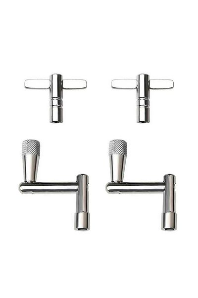 Choice Silvery Z-shaped Rocker Drum Tuning Key Silvery Quick Disassembly & Installation Universal T-shaped