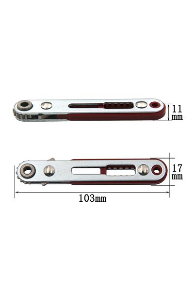 Choice Flat Head Multi-functional Two-way Forward And Reverse Ratchet Screwdriver Elbow Flat Head Wrench Dr