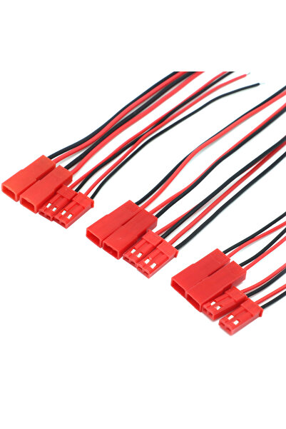 Choice1 100mm JST plug 20pcs 100mm 150mm 200mm JST Male Female Connector Plug For RC Lipo Battery Car Boat D