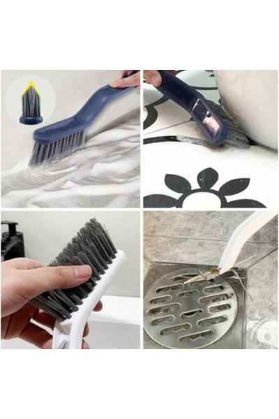 RAMDET Bathroom Te - Window Empty Scraping and Corner Cleaning Brush with Removal Tool and Tweezers