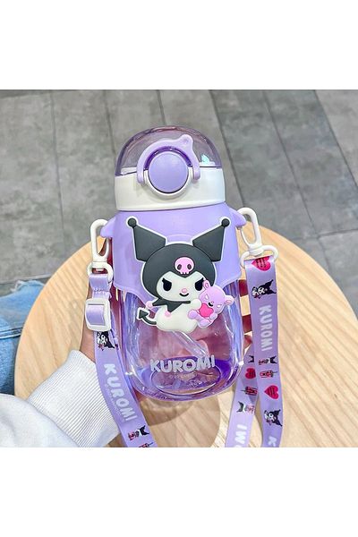 Choice 690ml Sanrio Large Capacity Water Bottle Cinnamoroll Kuromi My Melody Portable Straw Water Cup fo...