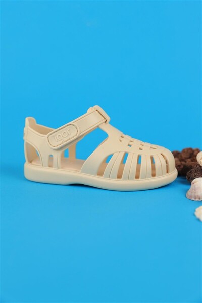 IGOR Size 18 - 27 Tobby Solid Ivory Sandals