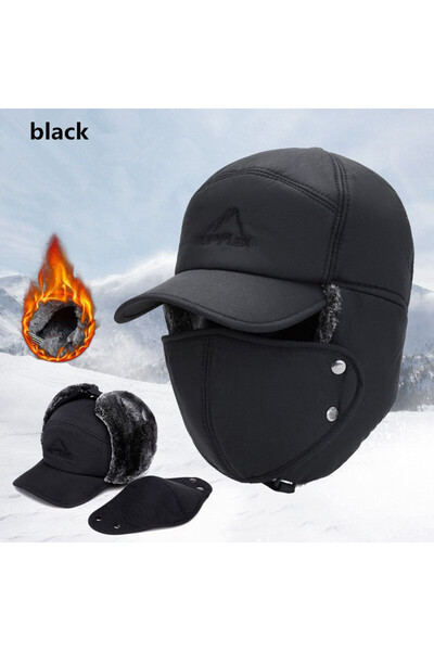 Choice مجموعة من قبعات البيسبول المصنوعة من الفرو الصناعي السميك الدافئة لفصل...