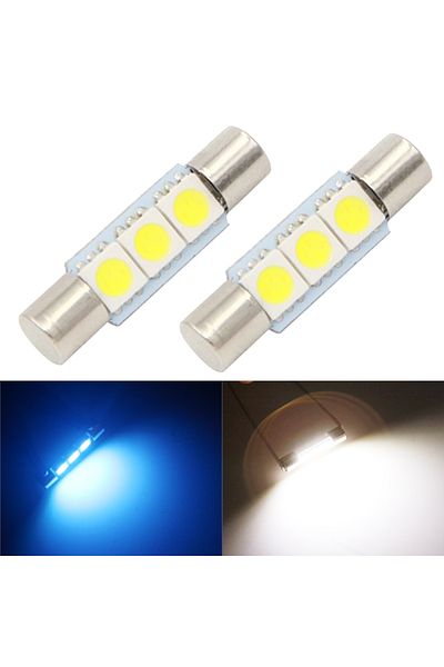 Choice 28 مم أبيض 10 قطع C5w T6 Festoon 28 مم 31 مم لمبة ليد C10w Led 5050 SMD مصباح قراءة داخلي للسيارة