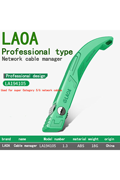 Choice أداة فك كابلات الشبكة LA194105 LAOA، أداة فرد أسلاك هندسية بمقاس 0.8-1...