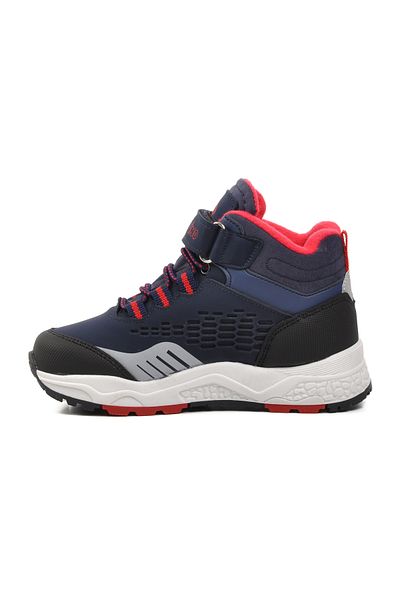 pepino Walkway Navy Blue-Red Children's Outdoor Boots