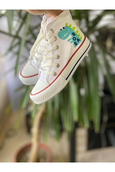 STARYOU STORE PANTOFI SPORT DE IN LUNG CU IMPRIMARE DINOZURI