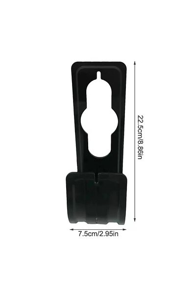 Choice Black Garden Wall Mount Hose Organizer, Water Pipe Reel Rack For Convenient Storage, Agricultural Ho