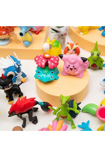 Choice Pokemon Anime Figures Large Size Random 10/20/30/40/50PCS Action Model Cute Toy Genuine Pikachu 4...