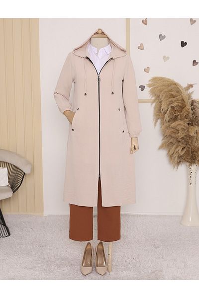 Modamorfo Ayrobin Kapuzenpullover und Taschen – cremefarben