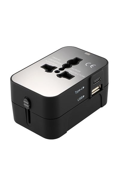 Choice Hot Sale Travel Adapter with Dual USB Port Universal Adaptor UK to EU Plug