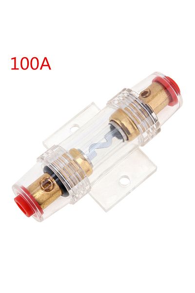 Choice 100a 30-100a Dc 12v Car Audio Refit Fuse Holder Gauge Car Stereo Audio Circuit Breaker Inline Fuse