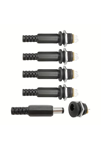 Choice 10-19pcs Type S 5pair 10pcs Dc 5.5x2.1mm 3.5x1.3mm 2.1 2.5 Connectors Dc Power Plug Male Female Jack