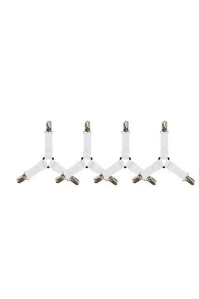 Choice White4pcs 4pcs/lot Bed Sheet Fasteners Holder Gadgets For Bed Sheet Organizer Mattress Cover Clip Fo