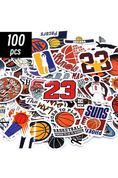 Choice 100pcs 10/50/100 Pcs Cute Cartoon Basketball Stickers Kawaii Candy Colors Stickers Scrapbooking Diar