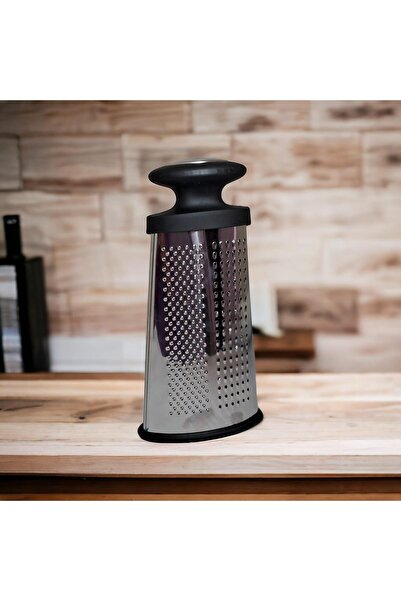 RAMDET 24 cm Çift Taraflı Kule Çelik  Rende El Rendesi Çift Taraflı Mini Göze...