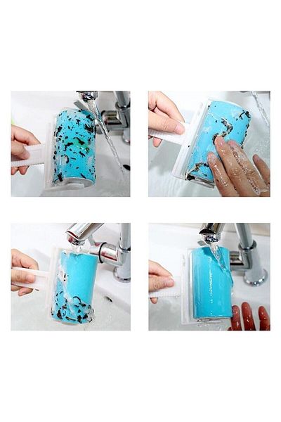 RAMDET Washable Cat Dog Hair and Dust Cleaner Roller Clothes Carpet Bed Hair Hair Collecting Roller
