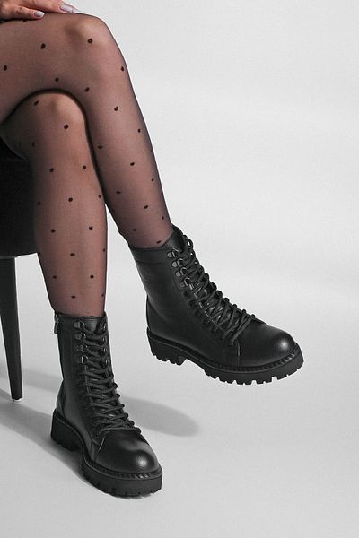 Marjin Women's Thick Sole Booties Zohen Black