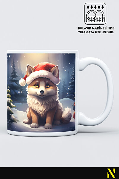 nilizma كوب على شكل كلب للعام الجديد تحت عنوان 330 مل