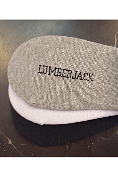 lumberjack Darren Men's Cotton 40/44 Black Ballerina Socks