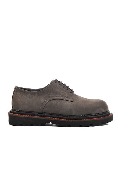 AYAKMOD Γκρι Nubuck Γνήσιο Δερμάτινο Ανδρικά Παπούτσια Classic Premium 2130 M