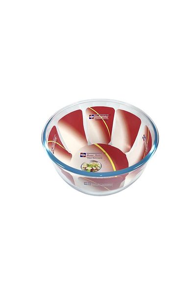 AVCI HOME MAKER Mixing And Baking Glass Bowl, 2 Lt Capacity, 10.2 Cm Height, 20.4 Cm Diameter - Clear